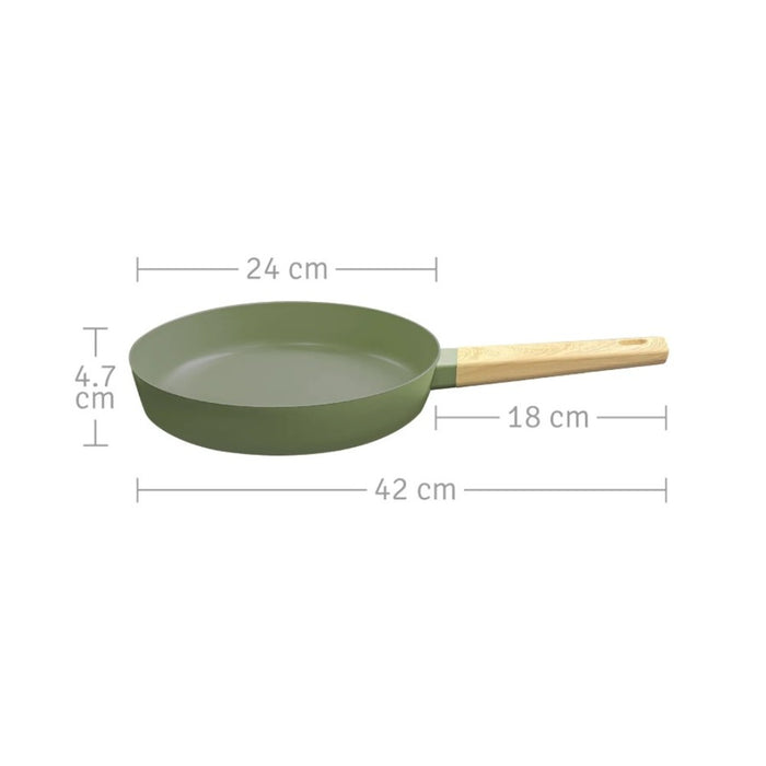 Sartén de aluminio con antiadherente Olive 24 cm Hudson