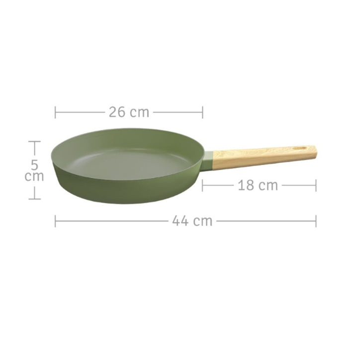 Sartén de aluminio con antiadherente Olive 26 cm Hudson
