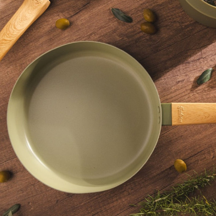 Sartén de aluminio con antiadherente Olive 24 cm Hudson