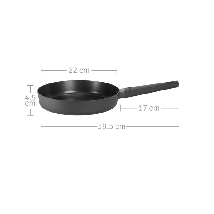 Sartén de aluminio con antiadherente 22 cm