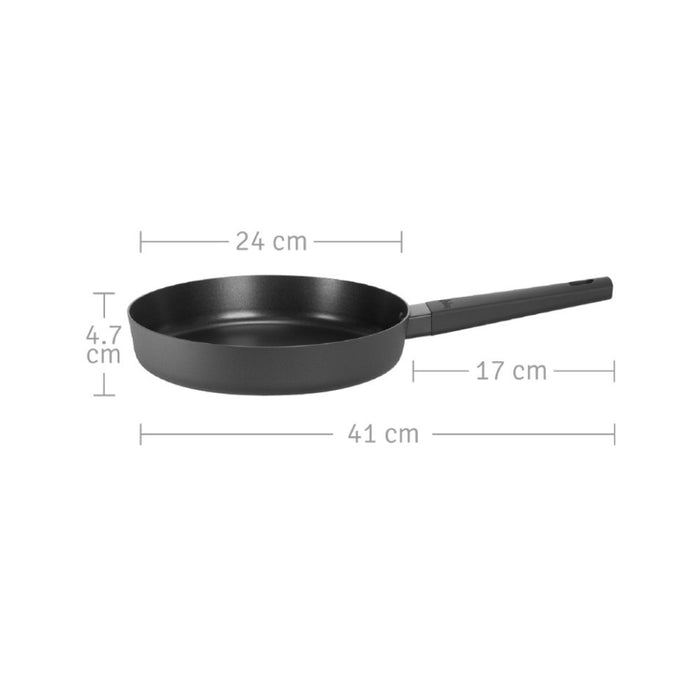 Sartén de aluminio con antiadherente 24 cm