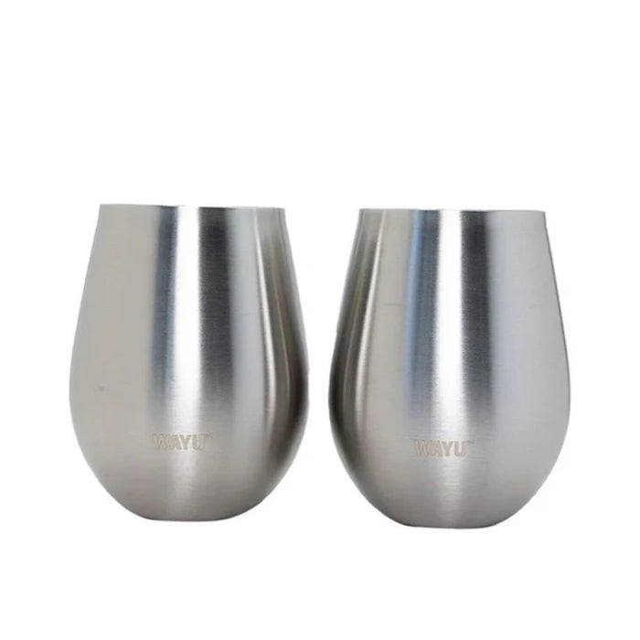 Set de 2 vasos de cóctel metálicos Wayu