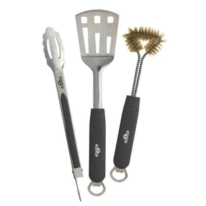Set de 3 piezas inox BBQ