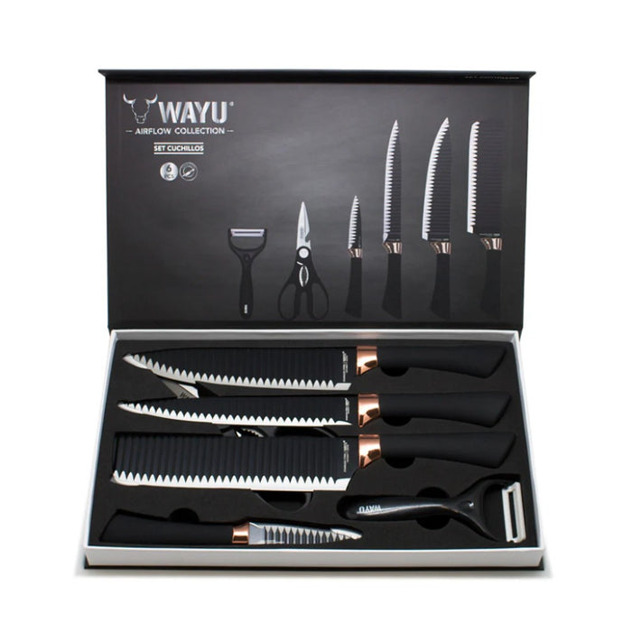 Set de cuchillos rolling Wayu