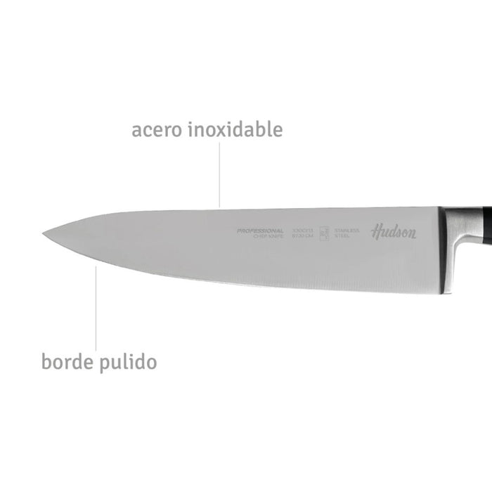 Set de 4 cuchillos línea professional acero inox