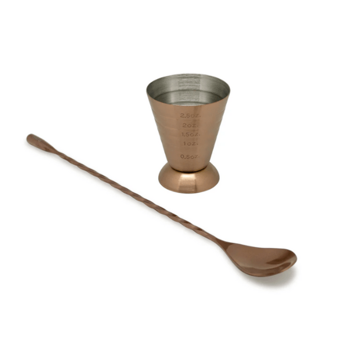 Set medidor + cuchara copper line Wayu