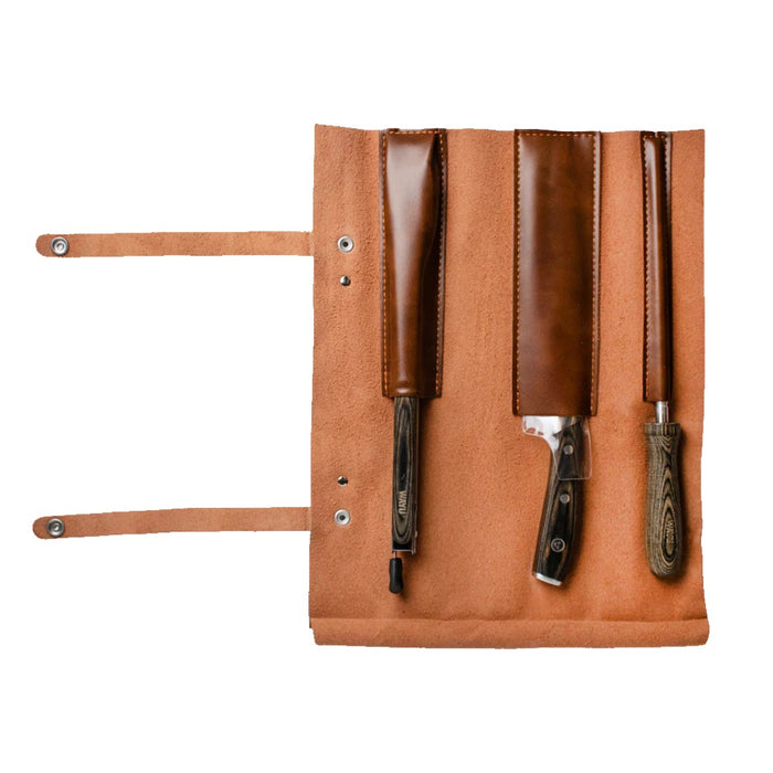 Set parrillero de cuero 3 piezas Wayu