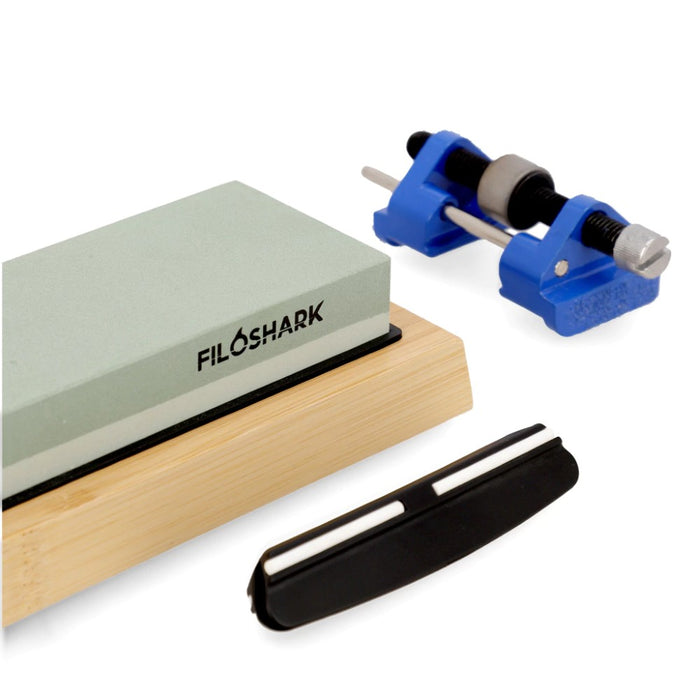 Set piedras de afilar 400/1000 3000/8000 11 en 1 marrón claro Filoshark