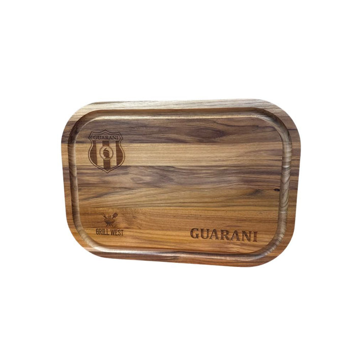 Tabla de madera clubes grande 40x28 cm