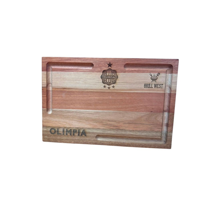 Tabla de madera clubes mediano 30x20 cm