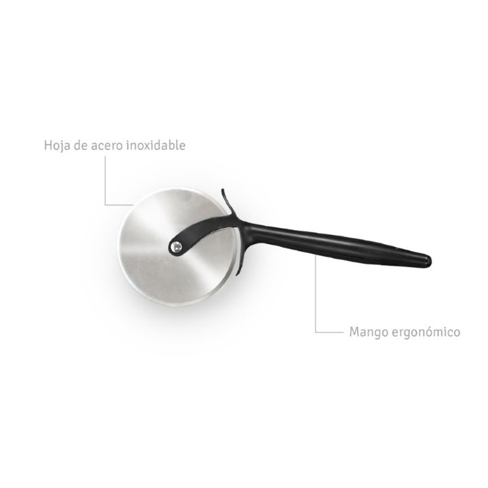 Tabla para pizza + cortador de acero inoxidable Hudson